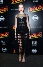 LOUISA WARWICK at Solo: A Star Wars Story Premiere in New York 05/21/2018