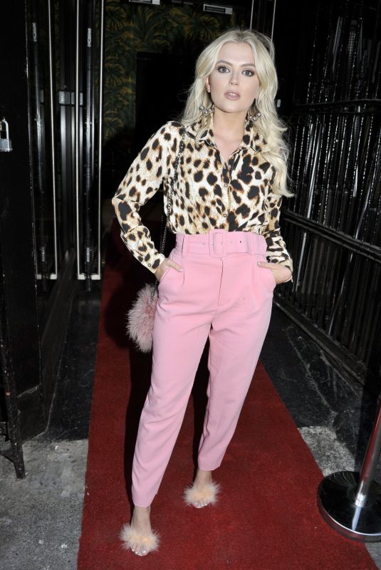 LUCY FALLON at Elegance Lash Birthday Party in Manchester 05/24/2018