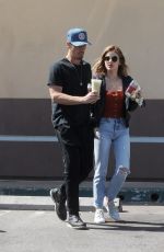 LUCY HALE and Riley Smith Out in Studio City 05/18/2018