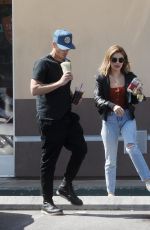 LUCY HALE and Riley Smith Out in Studio City 05/18/2018