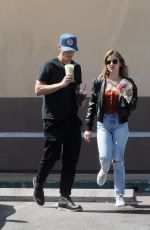 LUCY HALE and Riley Smith Out in Studio City 05/18/2018