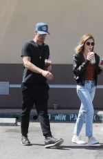 LUCY HALE and Riley Smith Out in Studio City 05/18/2018