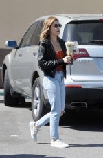 LUCY HALE and Riley Smith Out in Studio City 05/18/2018