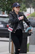 LUCY HALE at a Gas Station in Studio City 05/01/2018
