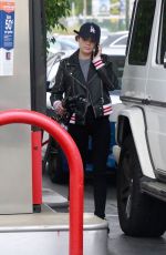 LUCY HALE at a Gas Station in Studio City 05/01/2018