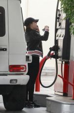 LUCY HALE at a Gas Station in Studio City 05/01/2018