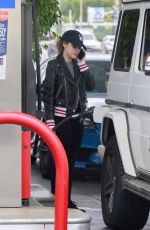 LUCY HALE at a Gas Station in Studio City 05/01/2018
