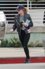 LUCY HALE at a Gas Station in Studio City 05/01/2018