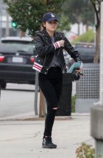 LUCY HALE at a Gas Station in Studio City 05/01/2018