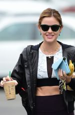 LUCY HALE Heading to a Gym in Los Angeles 05/24/2018