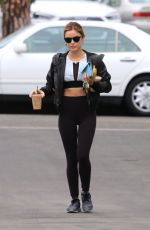 LUCY HALE Heading to a Gym in Los Angeles 05/24/2018