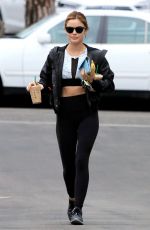 LUCY HALE Heading to a Gym in Los Angeles 05/24/2018