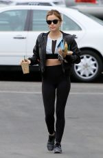 LUCY HALE Heading to a Gym in Los Angeles 05/24/2018