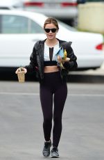 LUCY HALE Heading to a Gym in Los Angeles 05/24/2018