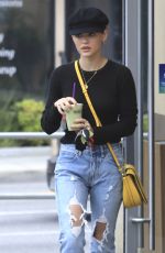 LUCY HALE in Ripped Jeans Out in Studio City 05/21/2018