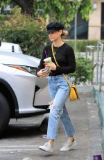 LUCY HALE in Ripped Jeans Out in Studio City 05/21/2018