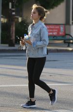 LUCY HALE Leaves a Gym in Studio City 05/14/2018