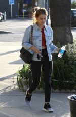 LUCY HALE Leaves a Gym in Studio City 05/14/2018