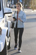 LUCY HALE Leaves a Gym in Studio City 05/14/2018
