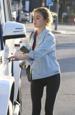 LUCY HALE Leaves a Gym in Studio City 05/14/2018