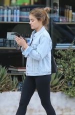 LUCY HALE Leaves a Gym in Studio City 05/14/2018