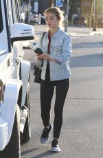 LUCY HALE Leaves a Gym in Studio City 05/14/2018