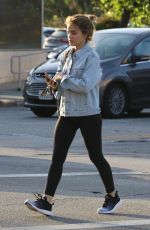 LUCY HALE Leaves a Gym in Studio City 05/14/2018
