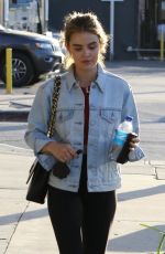 LUCY HALE Leaves a Gym in Studio City 05/14/2018