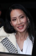 LUCY LIU Heading to a Studio in New York 04/30/2018