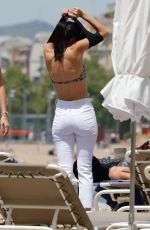 LUCY WATSON in Bikini at a Beach in Barcelona 05/25/2018