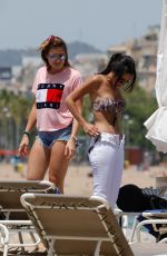 LUCY WATSON in Bikini at a Beach in Barcelona 05/25/2018