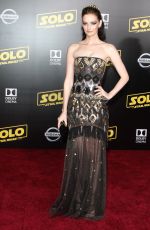LYDIA HEARST at Solo: A Star Wars Story Premiere in Los Angeles 05/10/2018