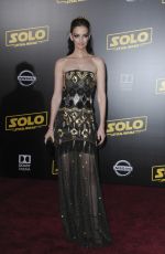 LYDIA HEARST at Solo: A Star Wars Story Premiere in Los Angeles 05/10/2018