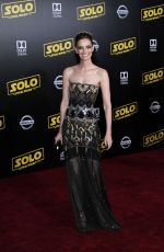 LYDIA HEARST at Solo: A Star Wars Story Premiere in Los Angeles 05/10/2018