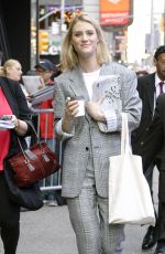 MACKENZIE DAVIS Arrives at Good Morning America in New York 05/03/2018