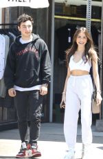 MADISON BEER and Zack Bia Out in Los Angeles 05/25/2018