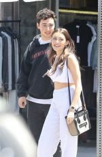 MADISON BEER and Zack Bia Out in Los Angeles 05/25/2018