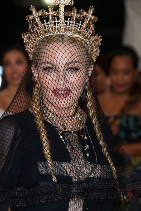 MADONNA at MET Gala 2018 in New York 05/07/2018