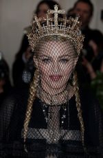MADONNA at MET Gala 2018 in New York 05/07/2018