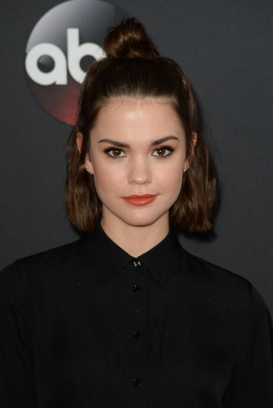 MAIA MITCHELL at Disney/ABC Upfront Presentation in New York 05/15/2018