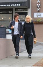 MALIN AKERMAN and Jack Donnelly Out for Coffee in Hollywood 05/30/2018