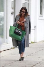 MANDY MOORE Shows New Darker Brunette Hair in Los Angeles 05/01/2018