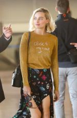 MARGOT ROBBIE Arrives at Charles De Gaulle Airport in Paris 05/06/2018