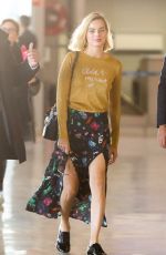 MARGOT ROBBIE Arrives at Charles De Gaulle Airport in Paris 05/06/2018
