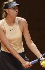 MARIA SHARAPOVA at Mutua Madrid Open in Madrid 05/06/2018