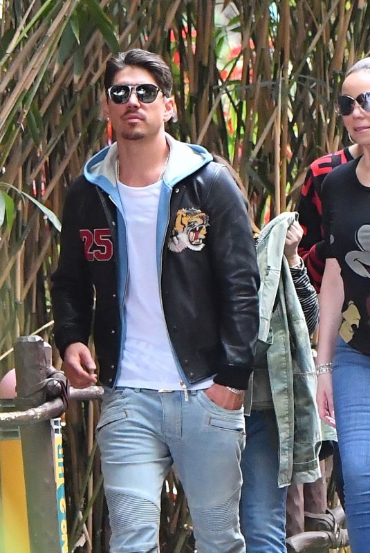 MARIAH CAREY and Bryan Tanaka Celebrates Their Twin’s Birthday at Aisneyland in Anaheim 04/30/2018