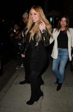 MARIAH CAREY at Mr. Chow Restaurant in Beverly Hills 05/29/2018