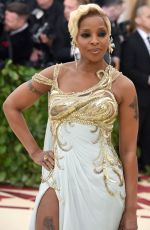 MARY J. BLIGE at MET Gala 2018 in New York 05/07/2018
