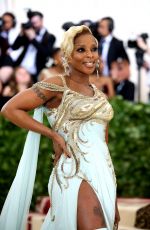 MARY J. BLIGE at MET Gala 2018 in New York 05/07/2018