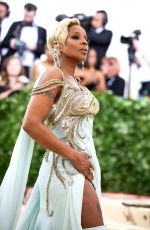 MARY J. BLIGE at MET Gala 2018 in New York 05/07/2018